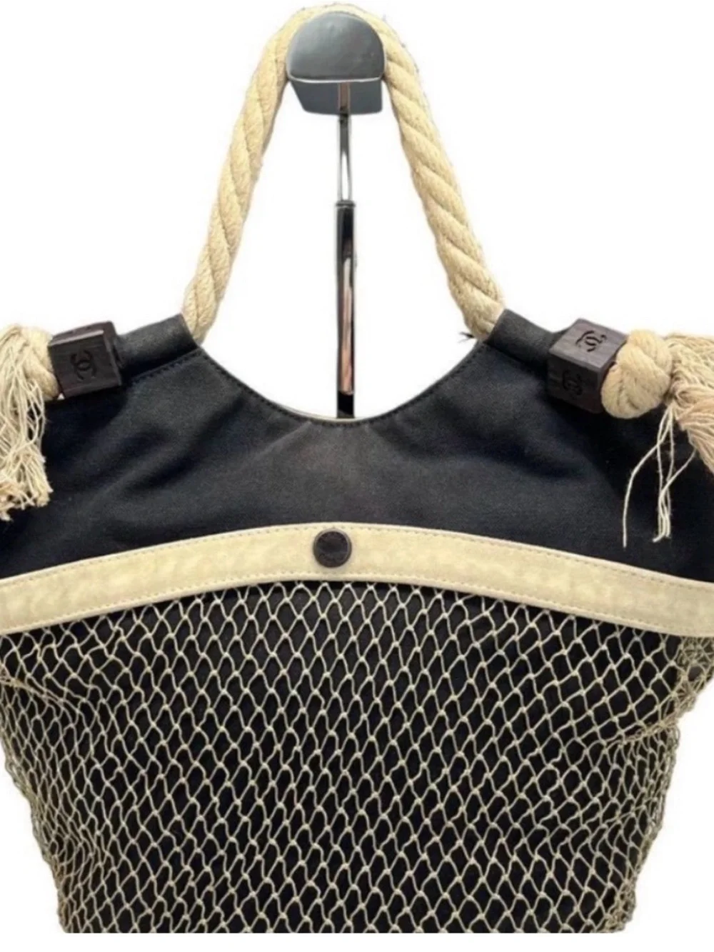 CHANEL canvas tote